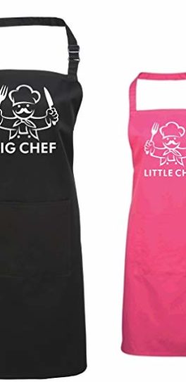 Chef parent child apron set